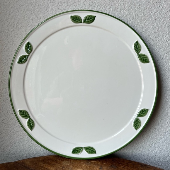 Alcobaca Pottery Cake Plate 13” Made in Portugal - Picture 4 of 6